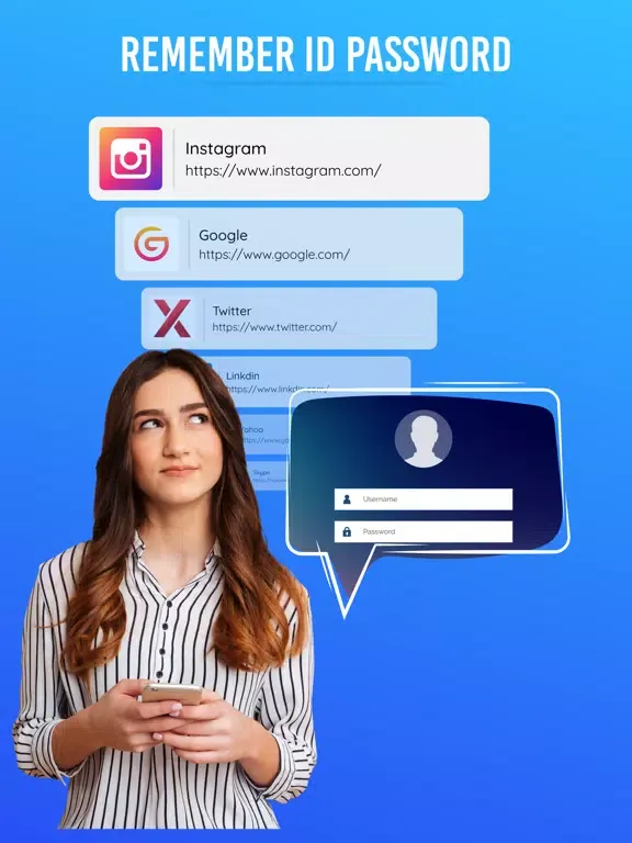 Autofill Password Manager iPad  স্ক্রিনশট