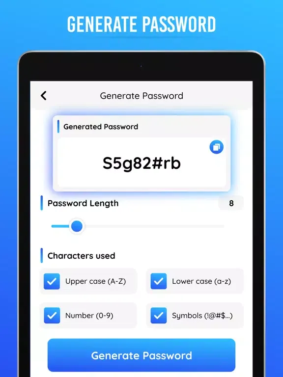 Autofill Password Manager iPad  স্ক্রিনশট