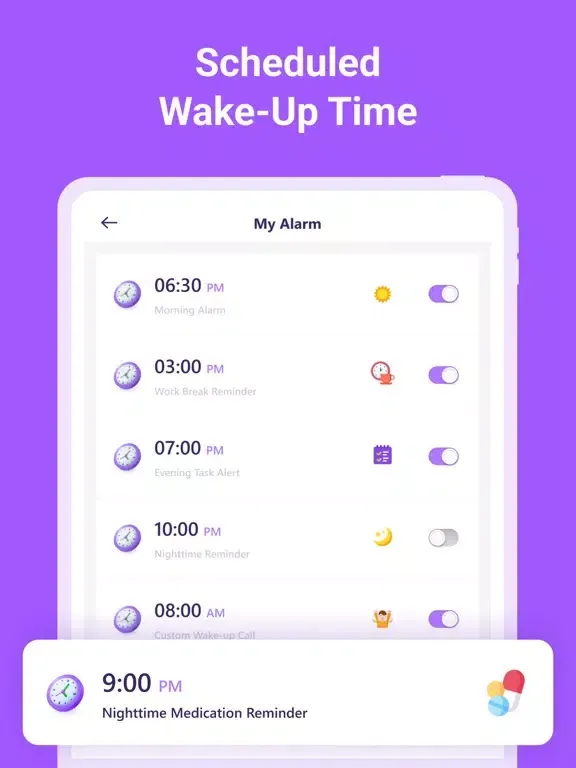 Smart Alarm Clock -SleepSounds iPad 应用截图