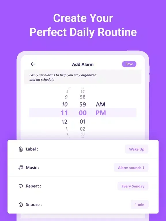 Smart Alarm Clock -SleepSounds iPad 应用截图