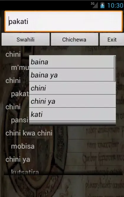 Swahili Chichewa应用截图