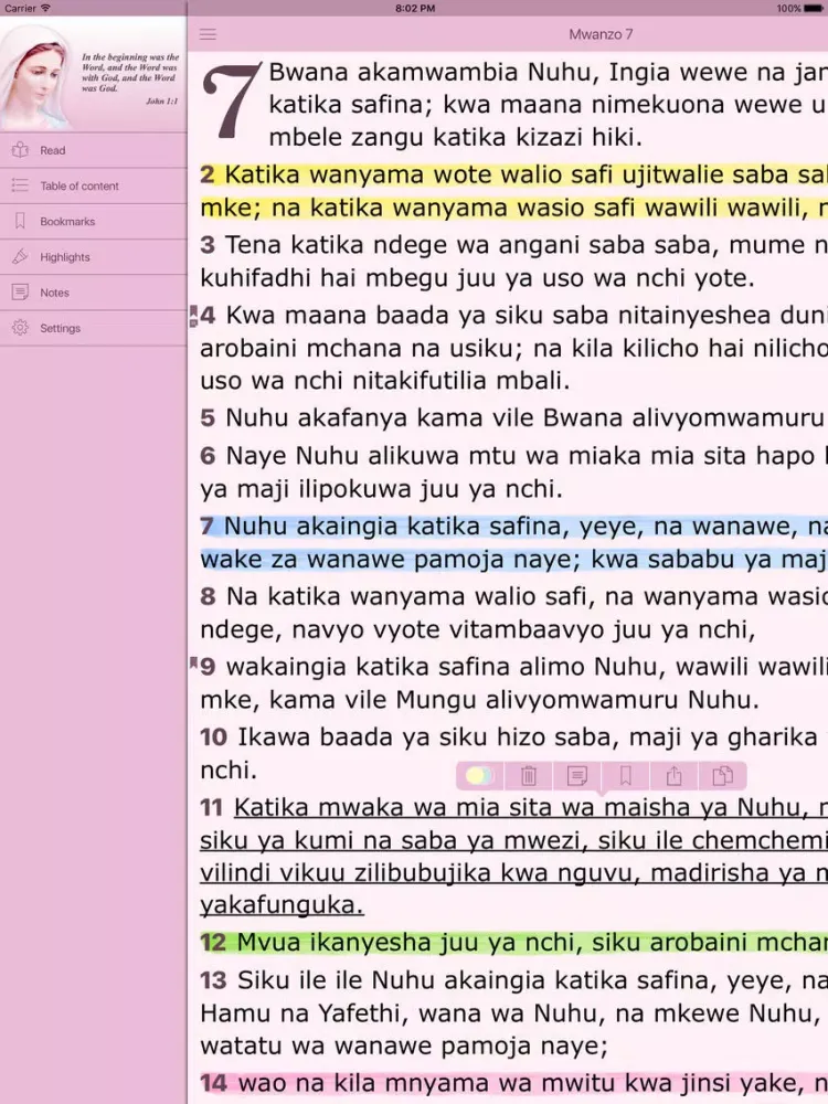 Capturas de pantalla de Swahili Women's Bible - Biblia Takatifu for Women iPad 