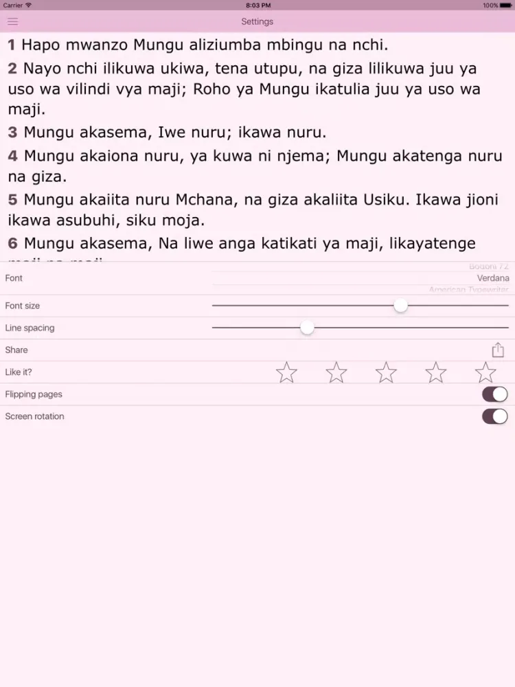 Capturas de pantalla de Swahili Women's Bible - Biblia Takatifu for Women iPad 
