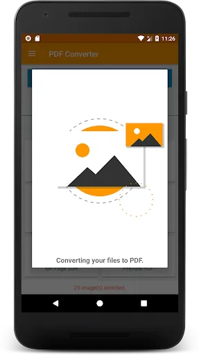 Ảnh chụp màn hình của PDF CONVERTER: IMAGES TO PDF