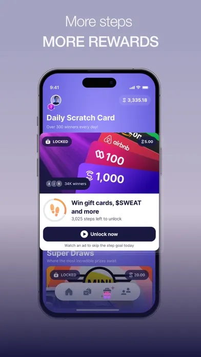 Sweatcoin Walking Step Counter应用截图