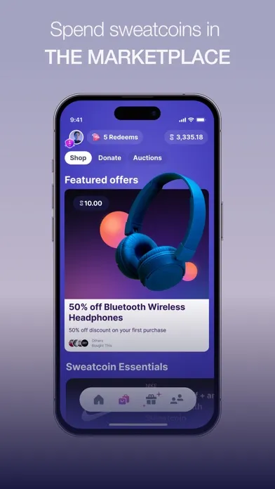 Sweatcoin Walking Step Counter应用截图