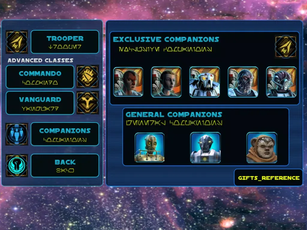 Ảnh chụp màn hình của Classes for SWTOR iPad 