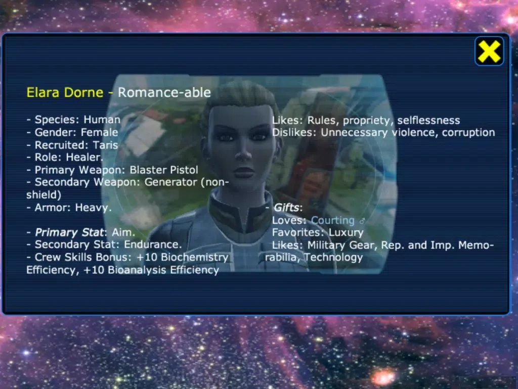 Ảnh chụp màn hình của Classes for SWTOR iPad 