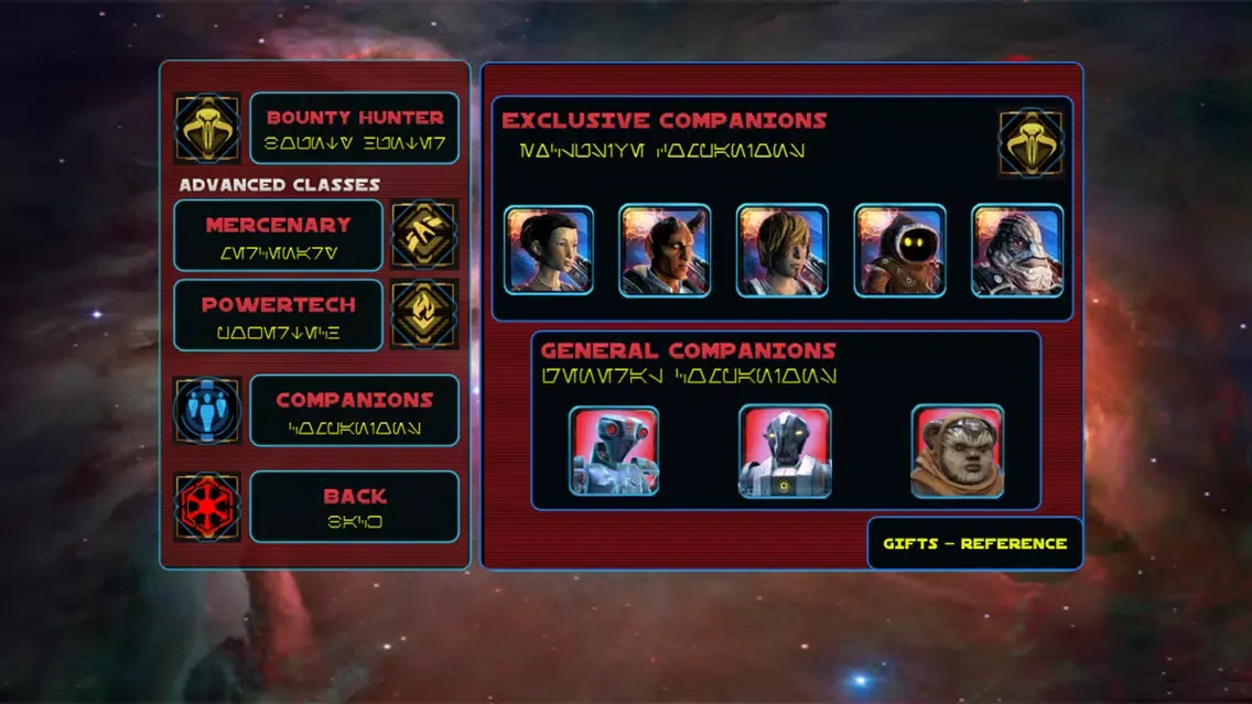 Ảnh chụp màn hình của Classes for SWTOR