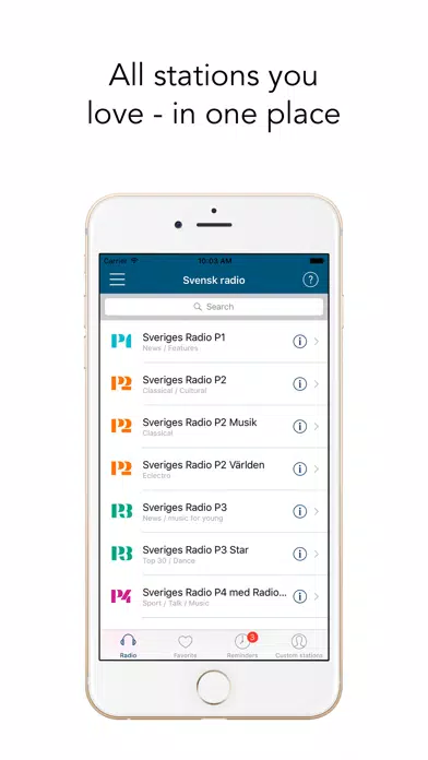 Svensk Radio - Swedish radio 스크린샷