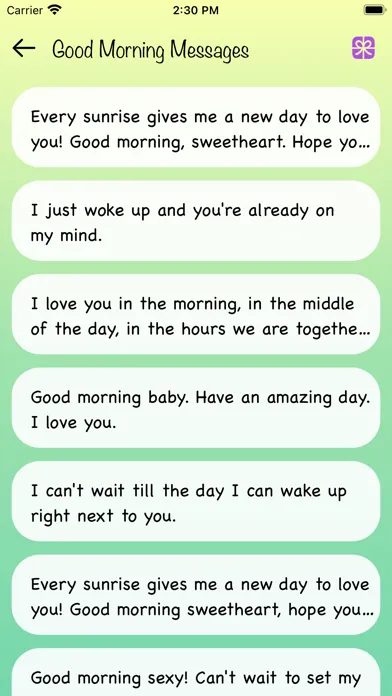 Good Morning Love Messages应用截图