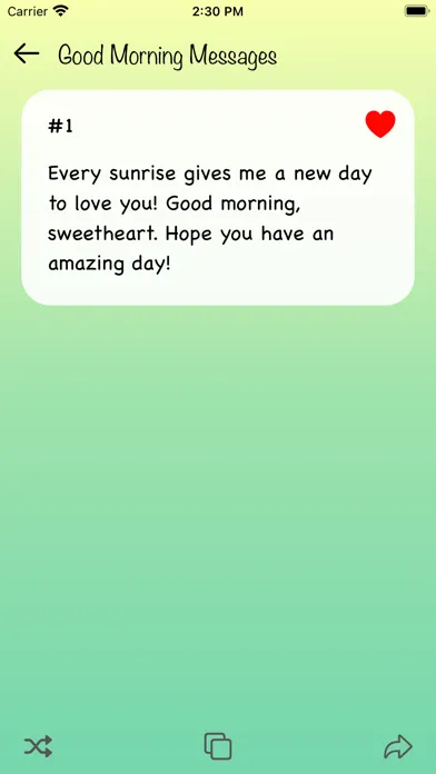 Good Morning Love Messages应用截图