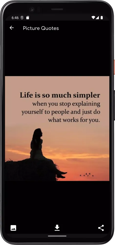 Ảnh chụp màn hình của Life Quotes