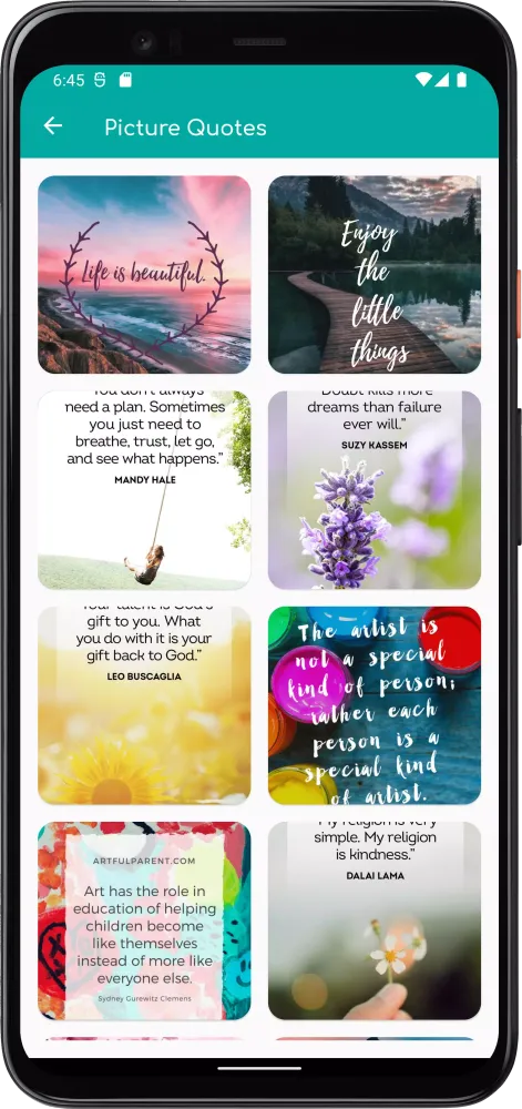 Ảnh chụp màn hình của Life Quotes