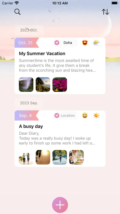 Captures d'écran de Sweet Diary - Daily Journal