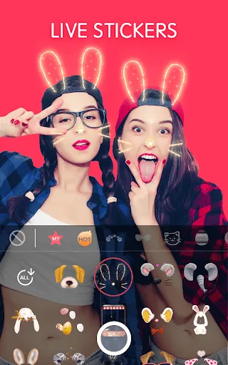 Face Camera: Live Stickers Screenshots