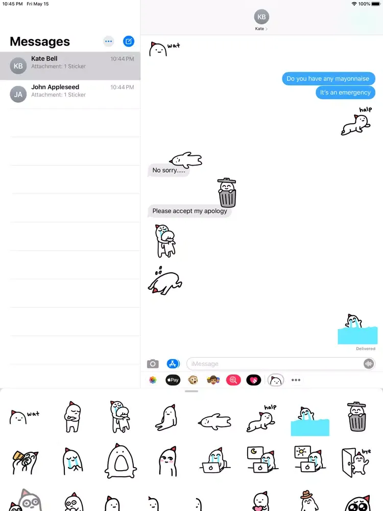 Cheeky Guy Stickers iPad  स्क्रीनशॉट