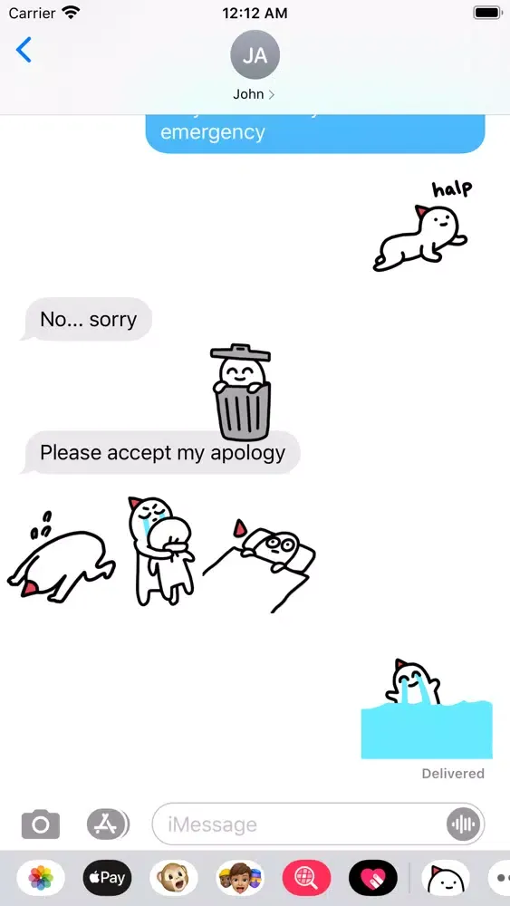 Cheeky Guy Stickers स्क्रीनशॉट