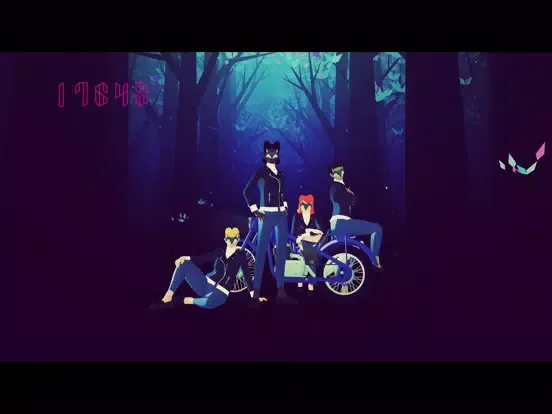Ảnh chụp màn hình của Sayonara Wild Hearts iPad 