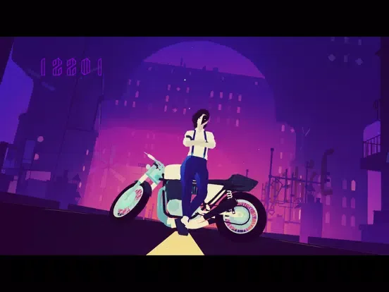 Ảnh chụp màn hình của Sayonara Wild Hearts iPad 