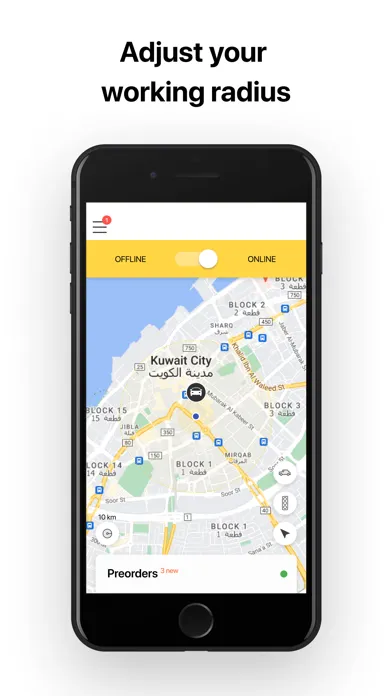 Swift Driver App Ekran Görüntüleri