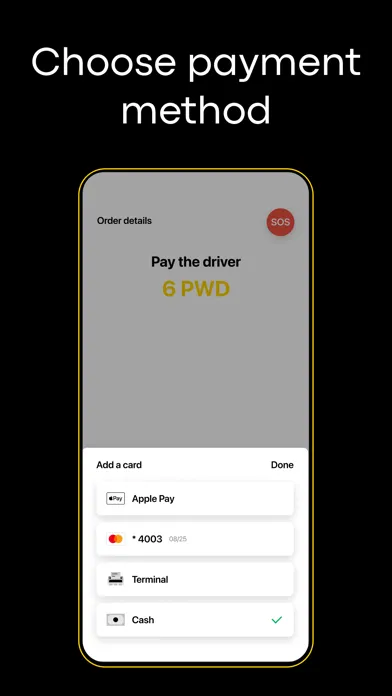 Capturas de pantalla de Swift: Kuwait Taxi App
