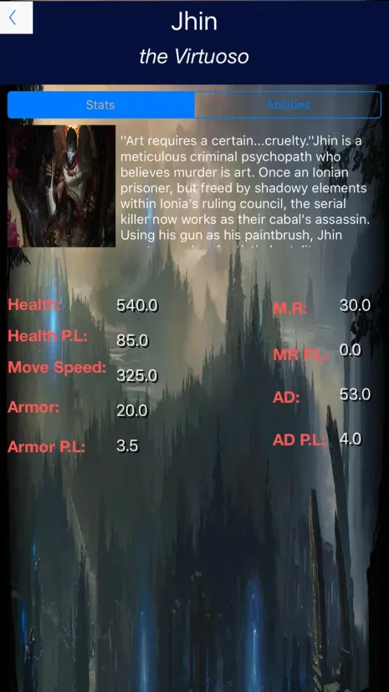 صور Stats and Lore -For League of Legends