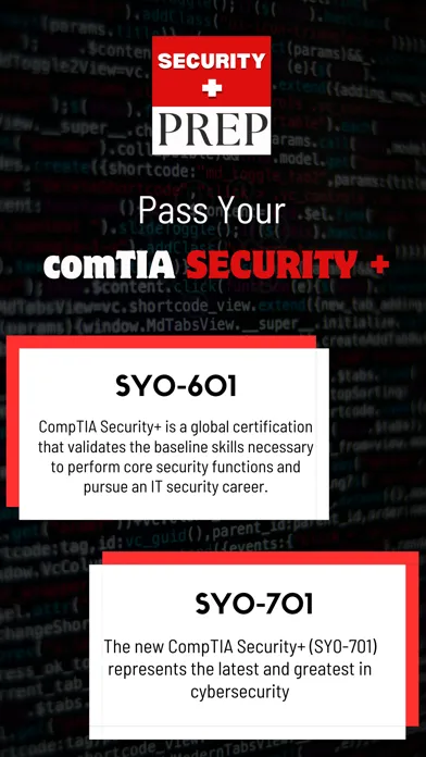 Screenshot di CompTIA Security+ 601 701 Prep