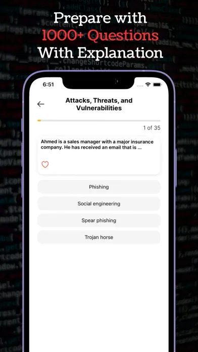 Screenshot di CompTIA Security+ 601 701 Prep