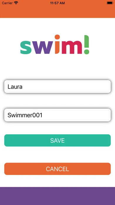 Screenshot di swim!