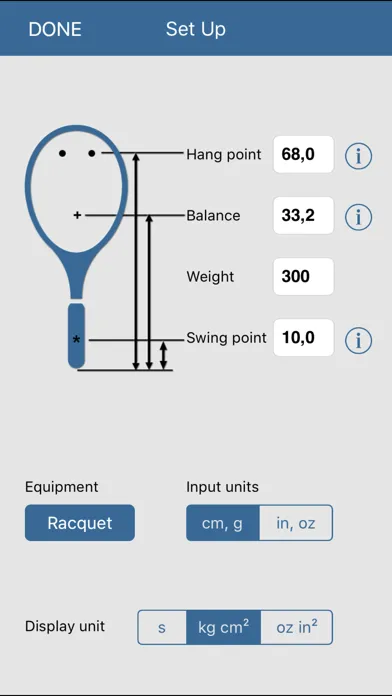 Screenshot di SwingTool - Swing Weight