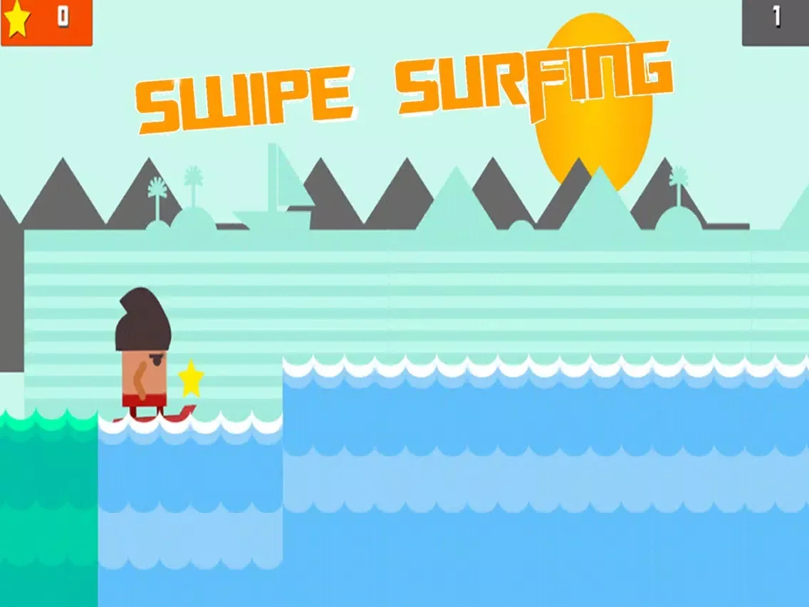 Tangkapan skrin Swipe Flip Surfing & Diving iPad 