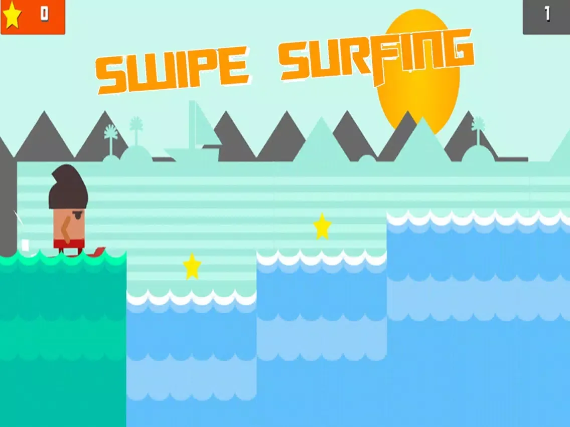 Tangkapan skrin Swipe Flip Surfing & Diving iPad 