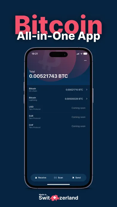 DFX BTC Taproot Asset Wallet Ekran Görüntüleri
