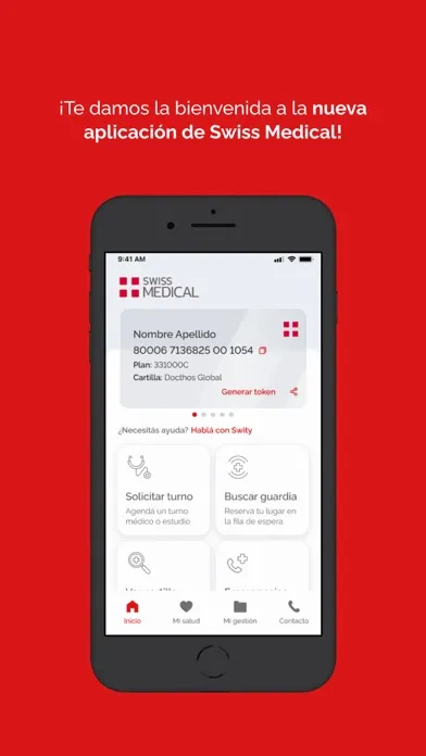 Tangkapan skrin Swiss Medical