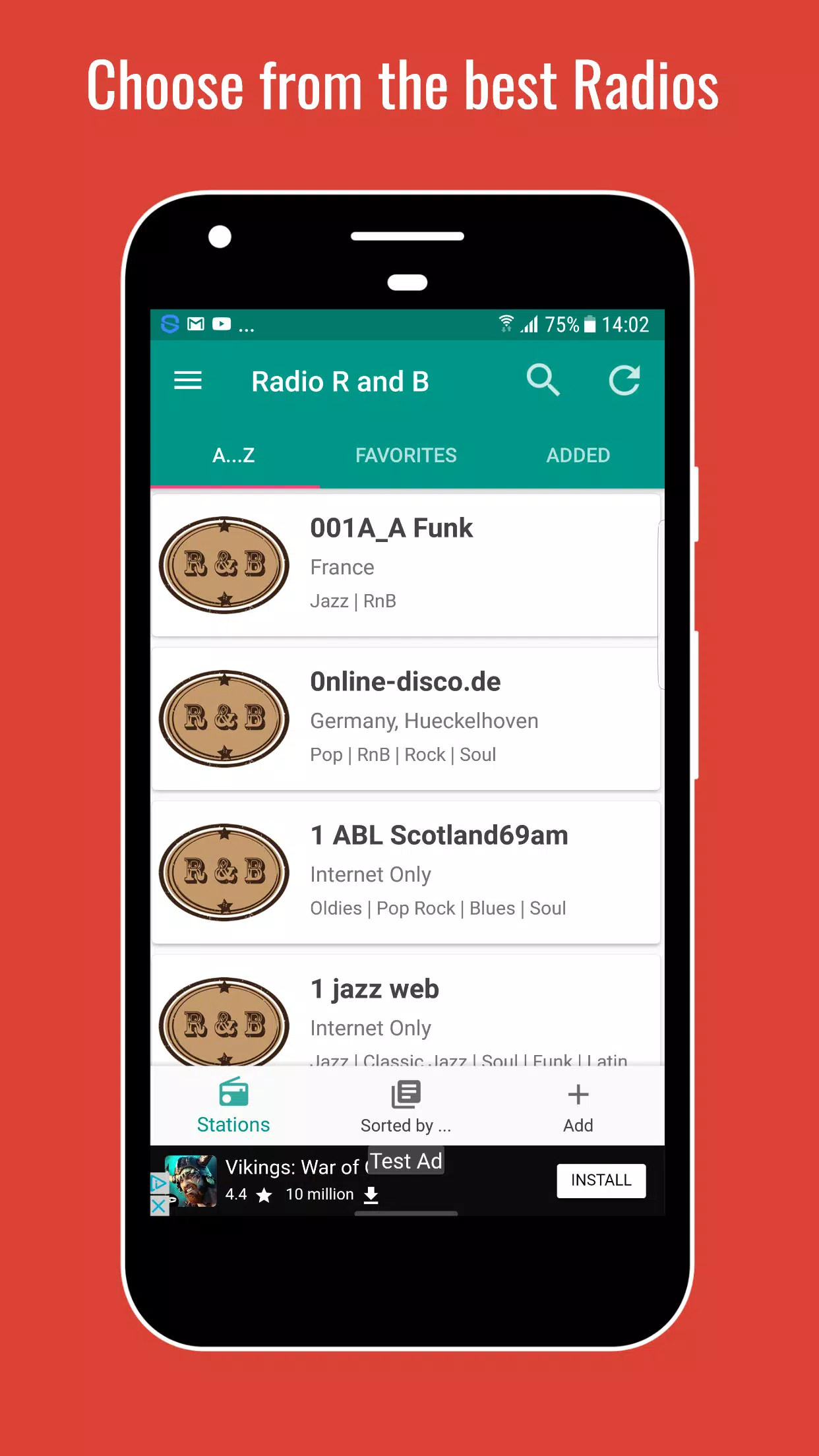 RnB Radio Screenshots