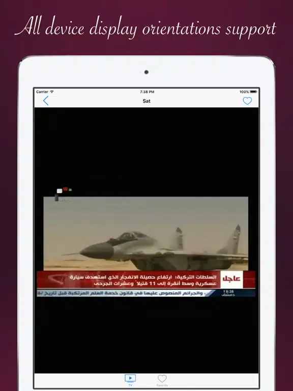 Syria TV - Syrian television & radio online iPad  سکرین شاٹس