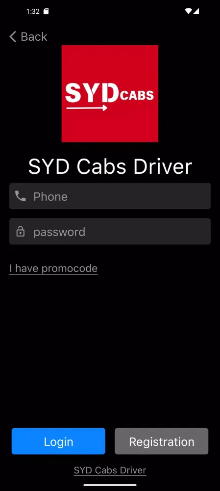 Ảnh chụp màn hình của SYD Cabs Driver