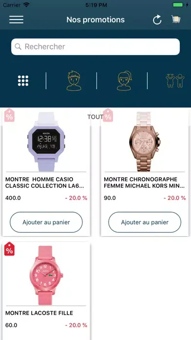 Captures d'écran de SMART ORDER