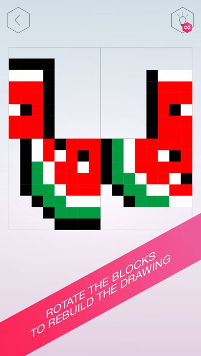 Tangkapan layar Pixel Art Rotation Is Smart