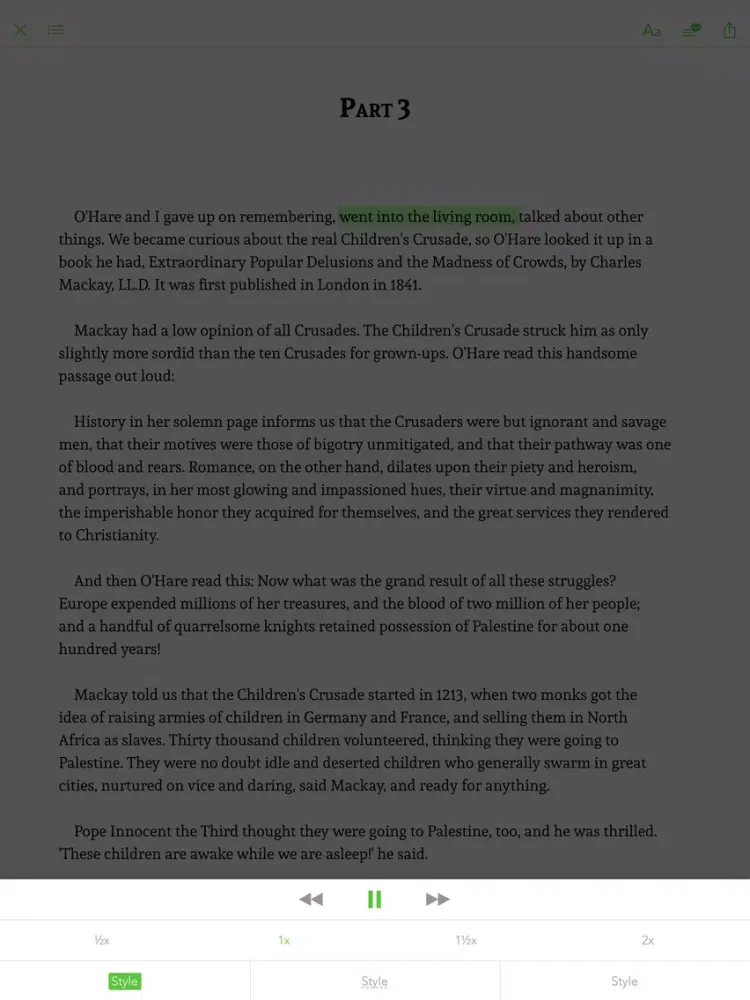 Slaughterhouse Five - notes, sync transcript iPad  Screenshots