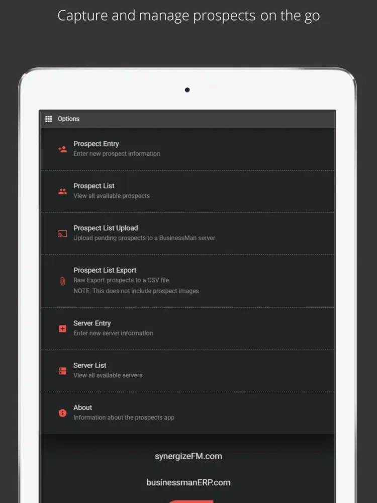 Synergize Prospects iPad 应用截图