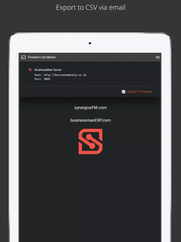 Synergize Prospects iPad 应用截图