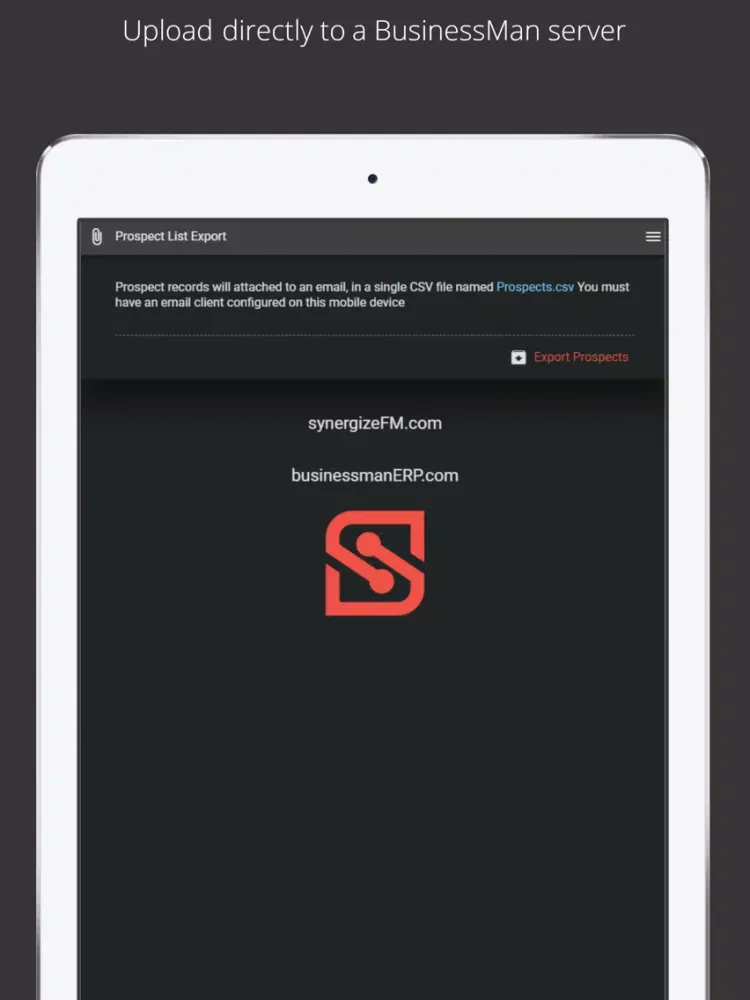 Synergize Prospects iPad 应用截图
