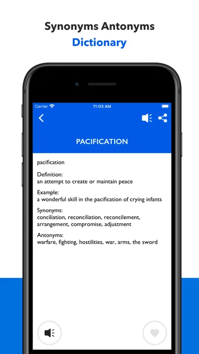 Synonyms & Antonyms Dictionary سکرین شاٹس