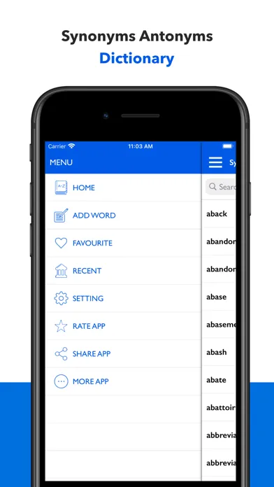 Synonyms & Antonyms Dictionary سکرین شاٹس