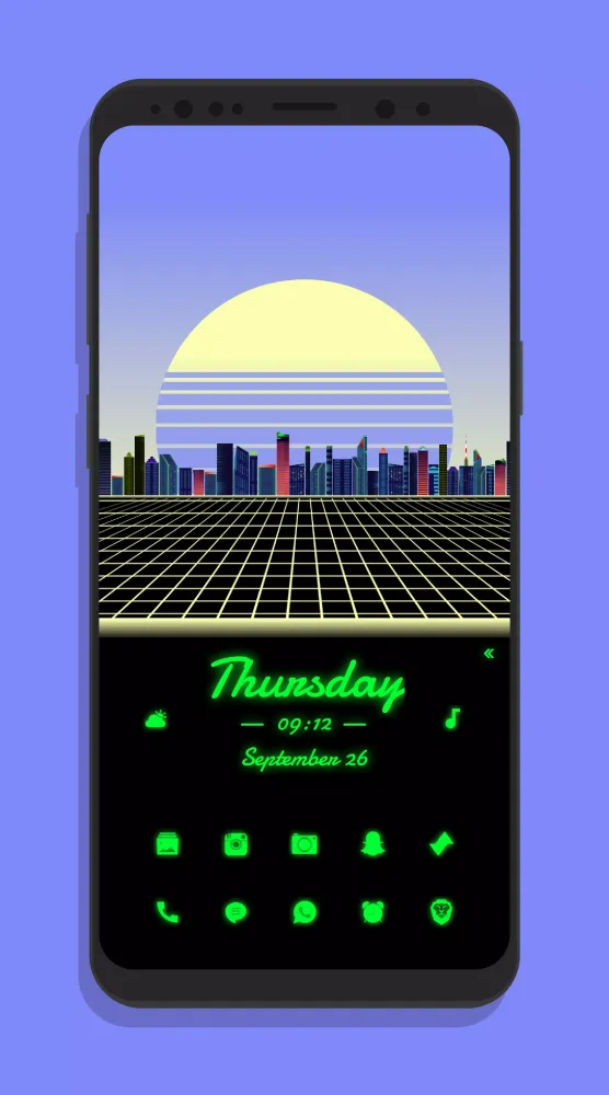 Synth for KLWP Screenshots