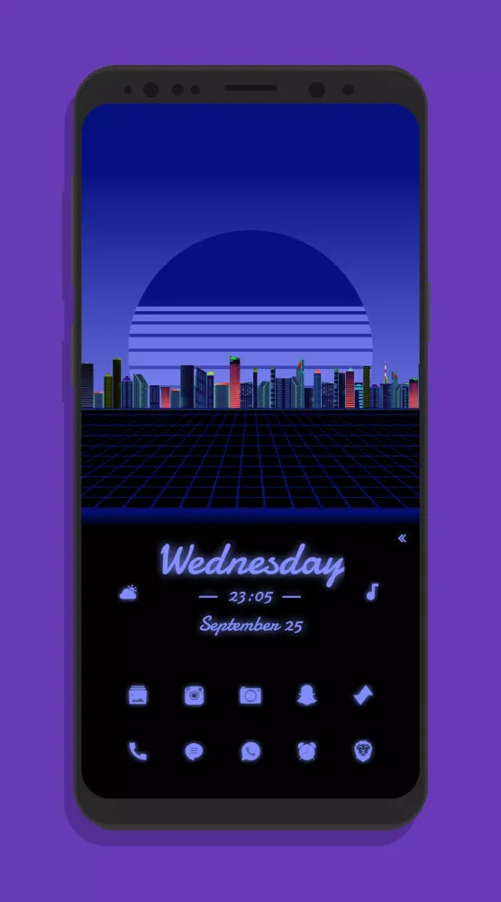 Synth for KLWP Screenshots