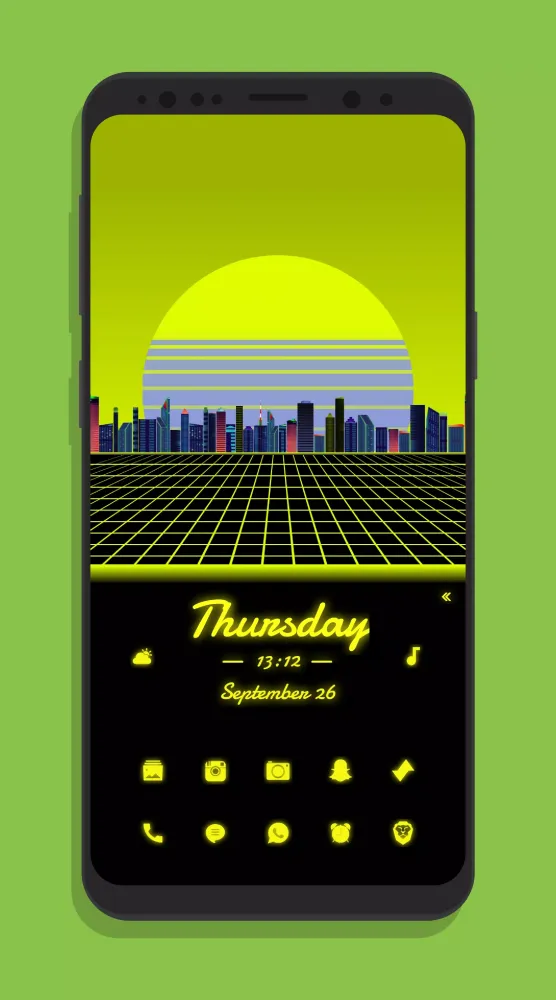 Synth for KLWP Screenshots