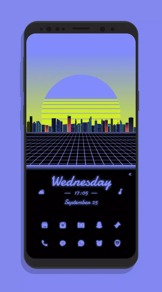 Synth for KLWP Screenshots
